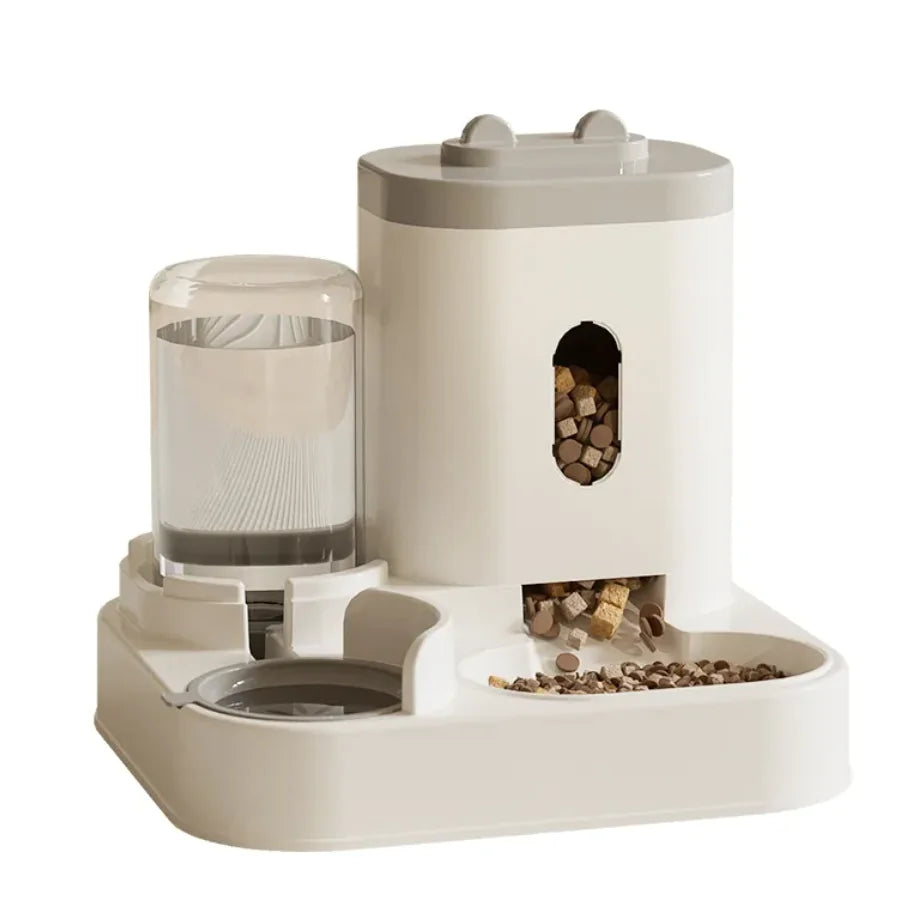 Automatic Pet Feeder and Water Dispenser Bowl – For Cats and Dogs