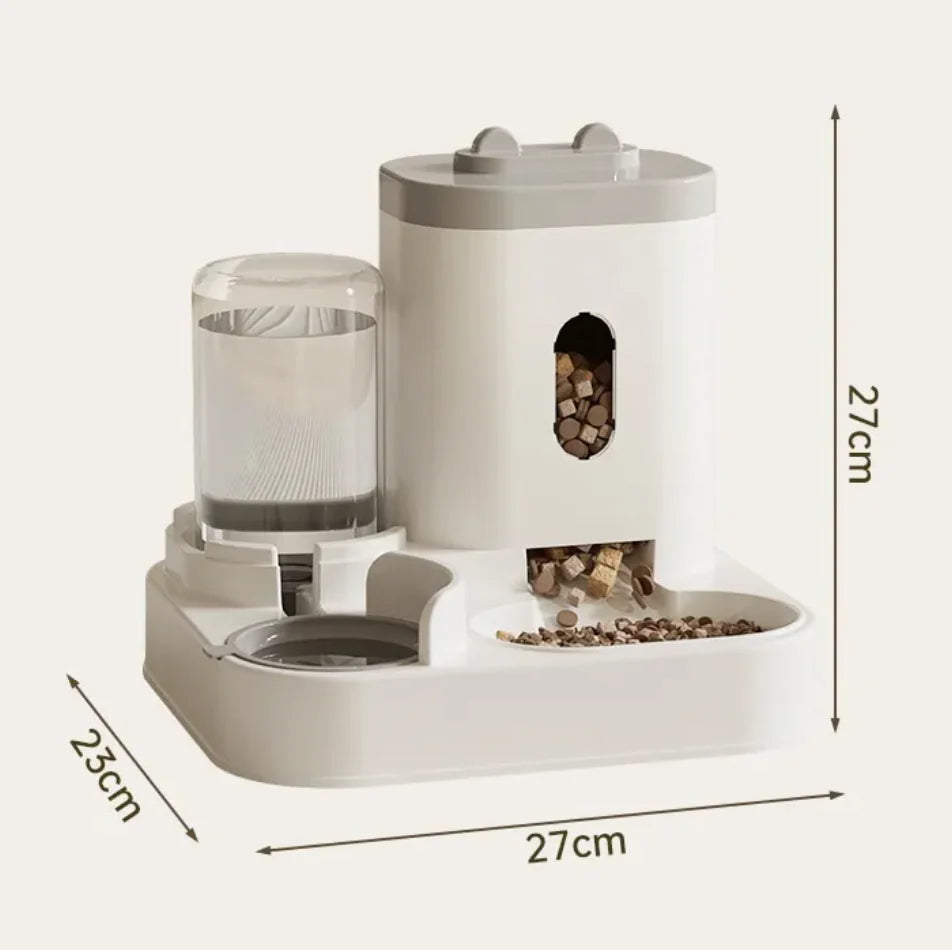 Automatic Pet Feeder and Water Dispenser Bowl – For Cats and Dogs