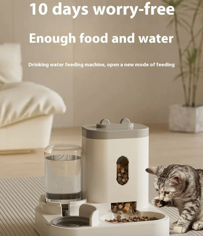 Automatic Pet Feeder and Water Dispenser Bowl – For Cats and Dogs