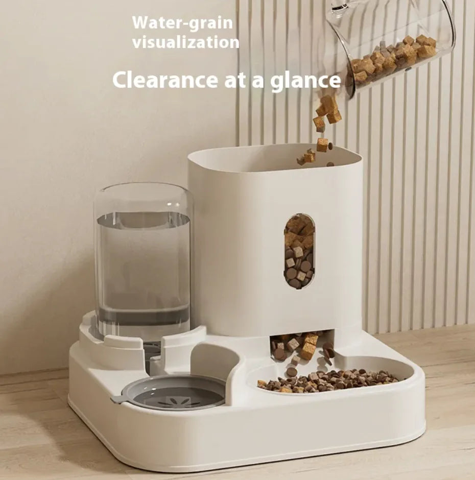 Automatic Pet Feeder and Water Dispenser Bowl – For Cats and Dogs
