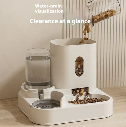 Automatic Pet Feeder and Water Dispenser Bowl – For Cats and Dogs
