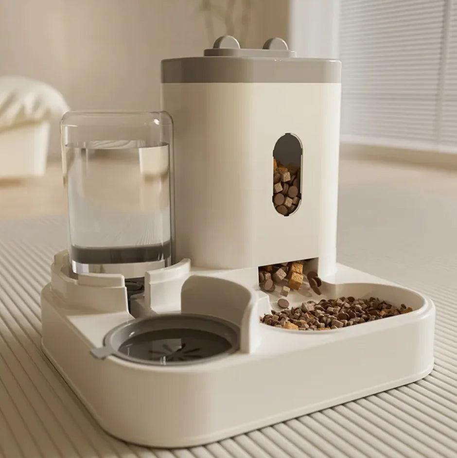 Automatic Pet Feeder and Water Dispenser Bowl – For Cats and Dogs