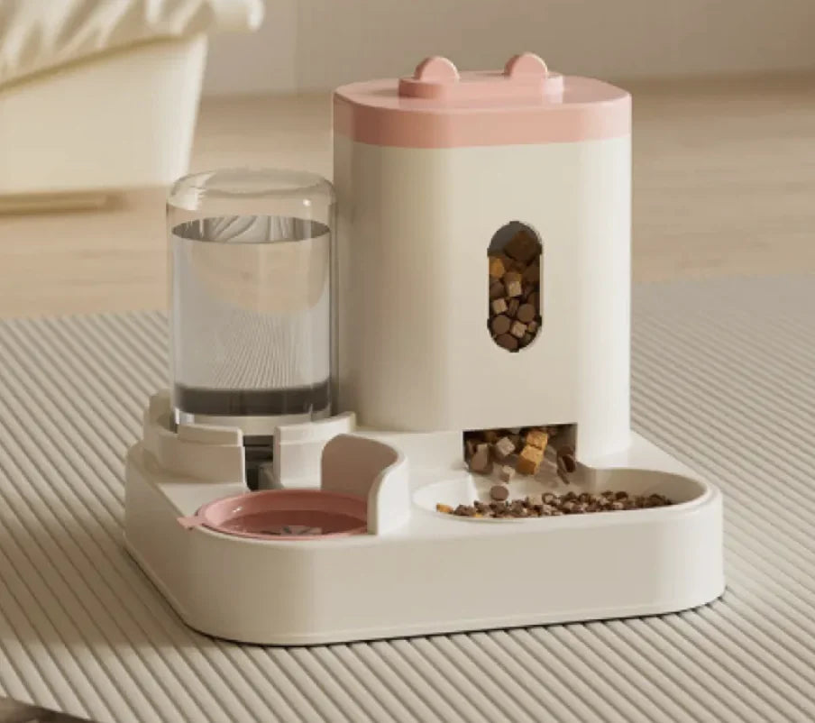 Automatic Pet Feeder and Water Dispenser Bowl – For Cats and Dogs